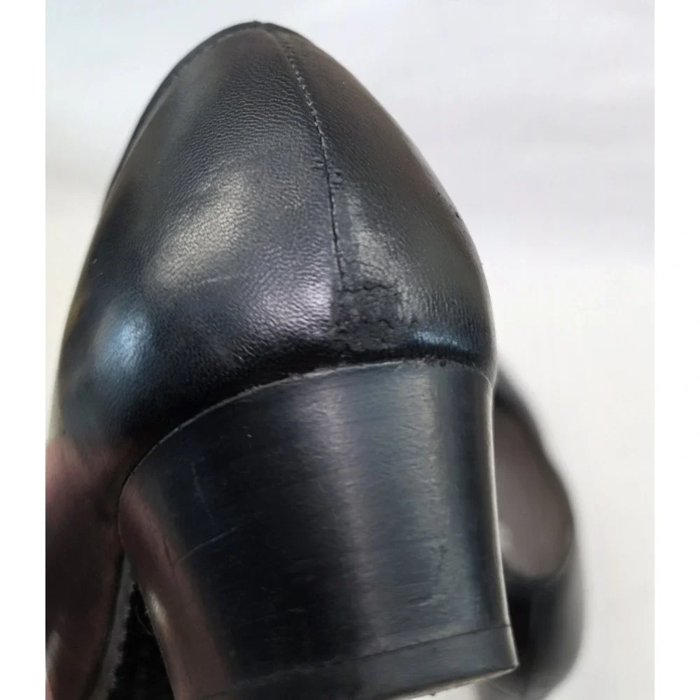 SAS Regina (Sz 6.5 M) Womens Pump Shoes Black Leather 1.25